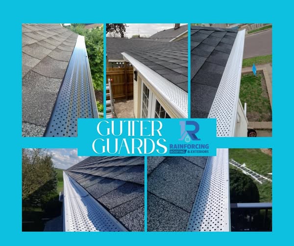 professional gutter installation and repair in peoria, il with gutter guards