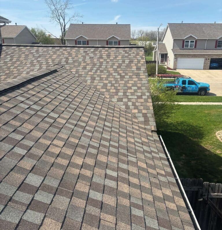 Miguel Rivera 8 Close-up detail of high-quality architectural asphalt shingles installed by GAF Certified contractors.